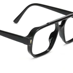 Aviator Black Eyeglasses