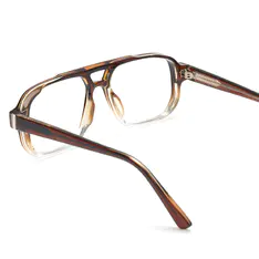 Aviator Gradient Brown Eyeglasses
