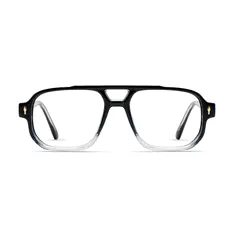 Aviator Gradient Black Eyeglasses