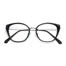 Cat-eye Black Eyeglasses