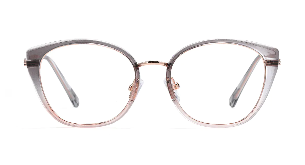 Cat-eye Gradient Grey Eyeglasses