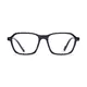 Rectangle Blue Eyeglasses