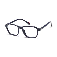 Rectangle Blue Eyeglasses