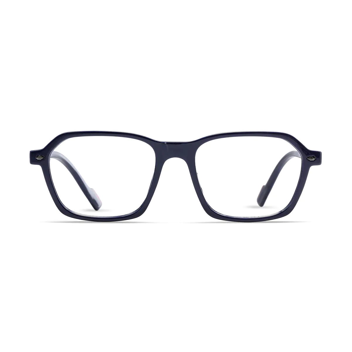 Rectangle Blue Eyeglasses
