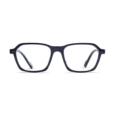 Rectangle Blue Eyeglasses