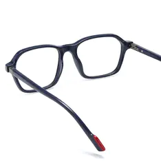 Rectangle Blue Eyeglasses