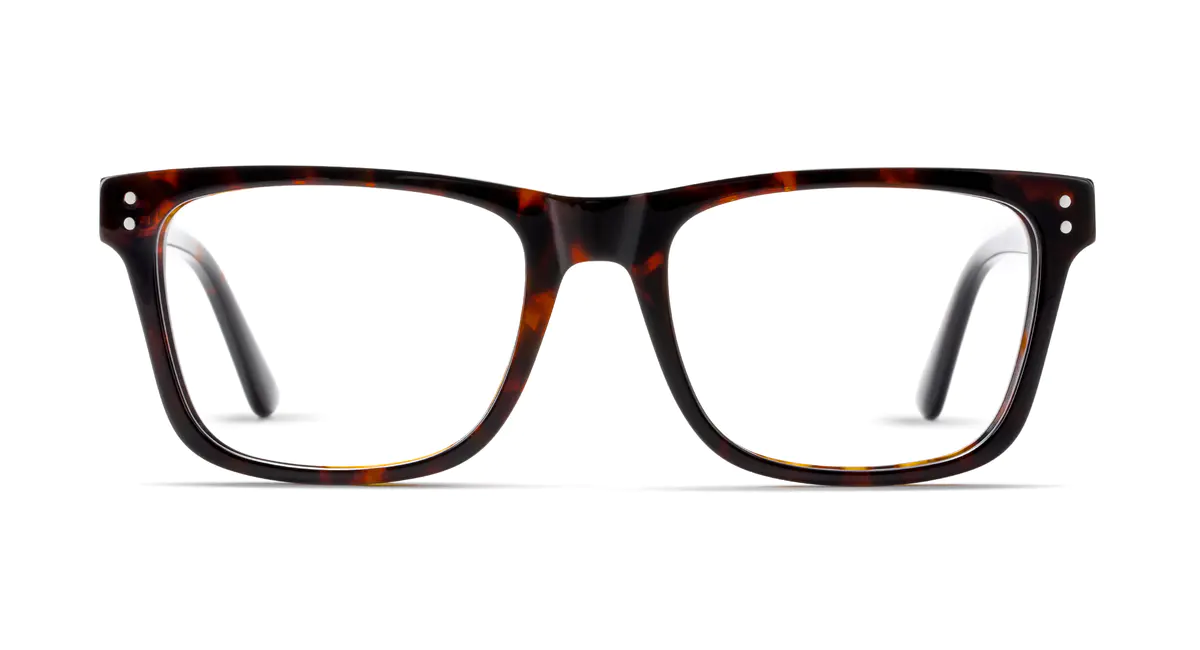 Rectangle Tortoiseshell Eyeglasses