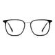 Square Black Eyeglasses