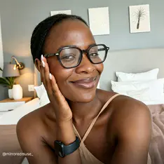 Geometric Red Eyeglasses