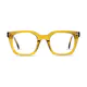 Square Transparent Yellow Eyeglasses