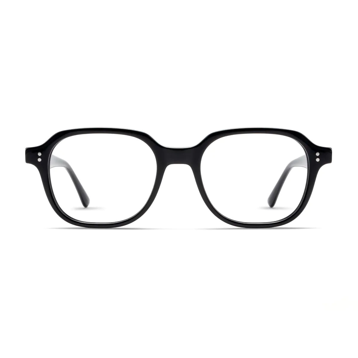 Oval Black Eyeglasses