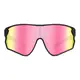 Rectangle Iridescent Pink Cycling Sunglasses