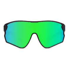 Photochromic Iridescent Green Cycling Eyeglasses