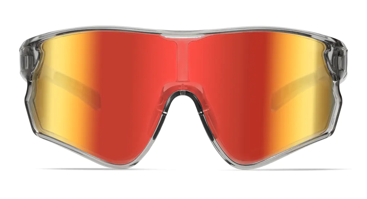 Photochromic Iridescent Red Sport Eyeglasses