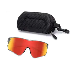 Photochromic Iridescent Red Sport Eyeglasses