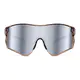 Rectangle Gray-Mirror Cycling Sunglasses