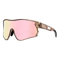 Photochromic Iridescent Pink Cycling Eyeglasses