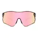 Photochromic Iridescent Pink Cycling Eyeglasses
