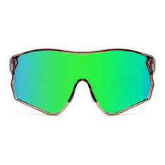 Photochromic Iridescent Green Cycling Eyeglasses