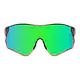 Photochromic Iridescent Green Cycling Eyeglasses