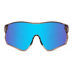 Photochromic Iridescent Blue Cycling Eyeglasses