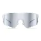 Rectangle Gray-Mirror Cycling Sunglasses