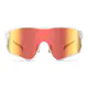 Rectangle Iridescent Red Cycling Sunglasses