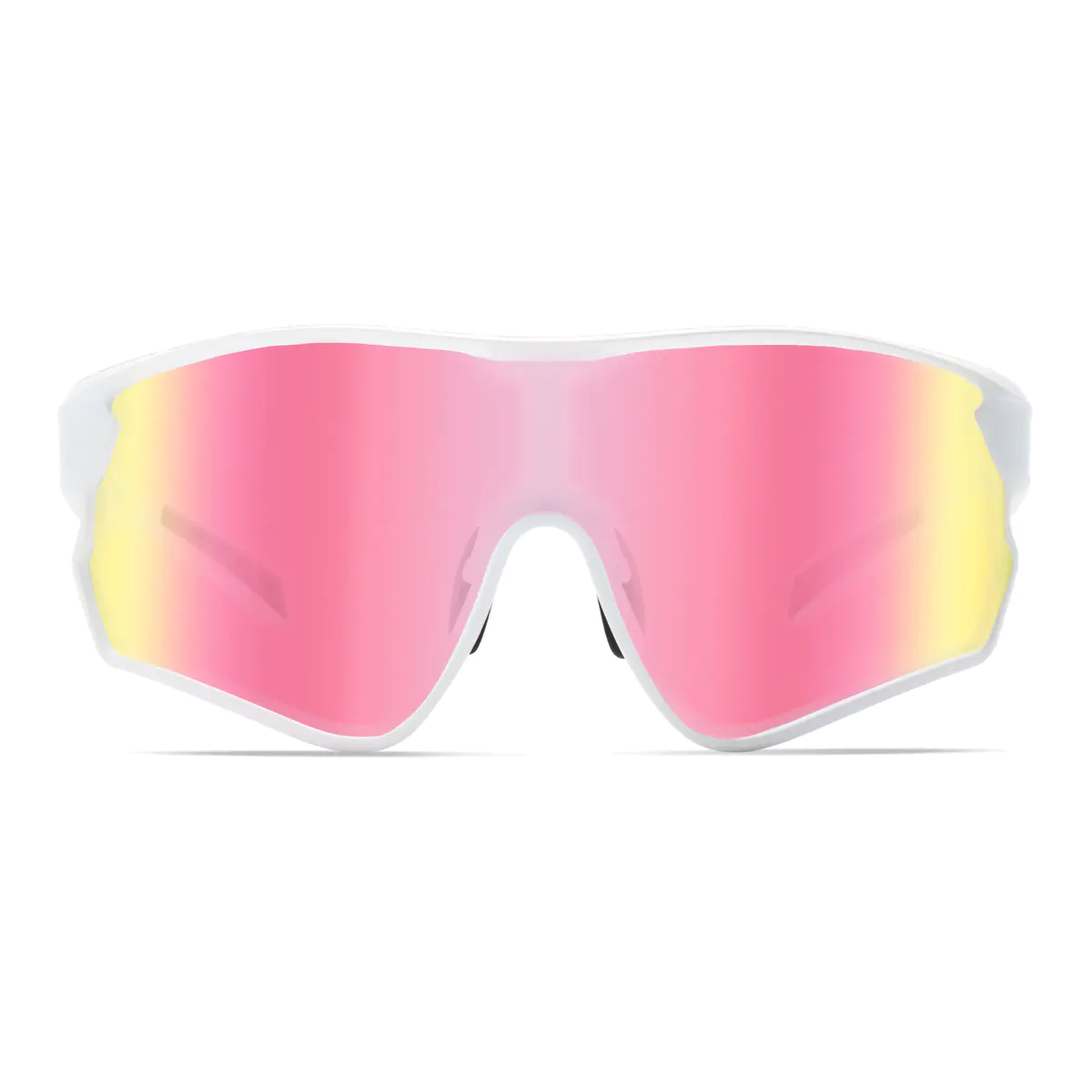 Photochromic Iridescent Pink Cycling Eyeglasses