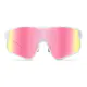 Photochromic Iridescent Pink Cycling Eyeglasses