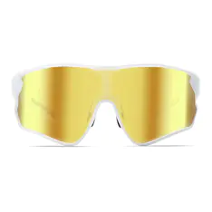 Photochromic Iridescent Gold Cycling Eyeglasses