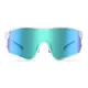 Rectangle Iridescent Green Cycling Sunglasses