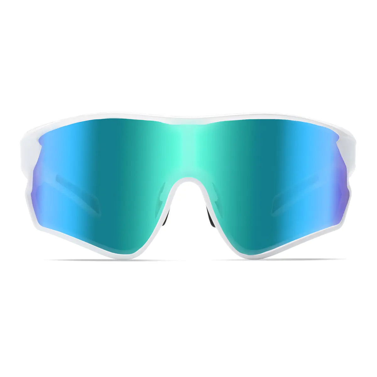 Photochromic Iridescent Green Cycling Eyeglasses
