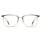 Square Green/Gold Eyeglasses