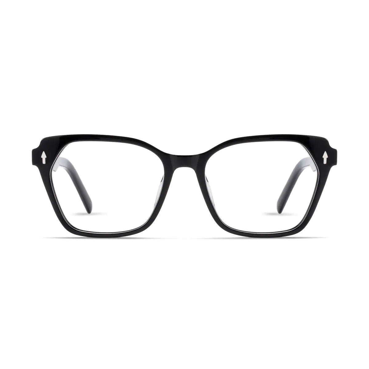 Geometric Black Eyeglasses