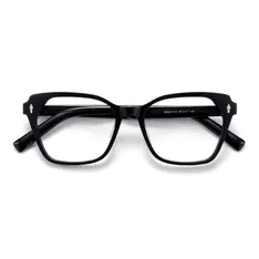 Geometric Black Eyeglasses