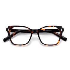 Geometric Tortoiseshell Eyeglasses