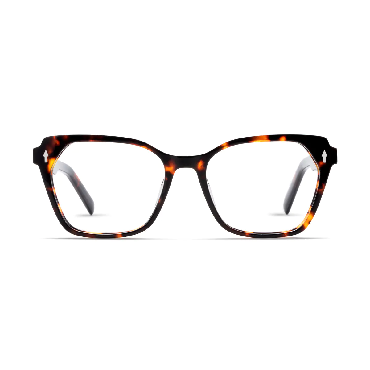 Geometric Tortoiseshell Eyeglasses