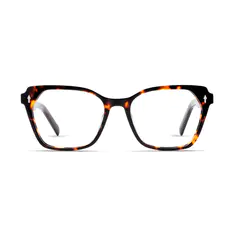 Geometric Tortoiseshell Eyeglasses