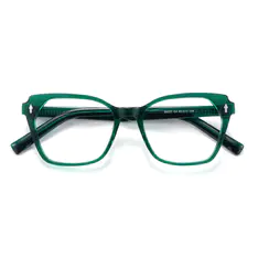 Geometric Green Eyeglasses