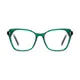 Geometric Green Eyeglasses