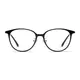Oval Black Eyeglasses