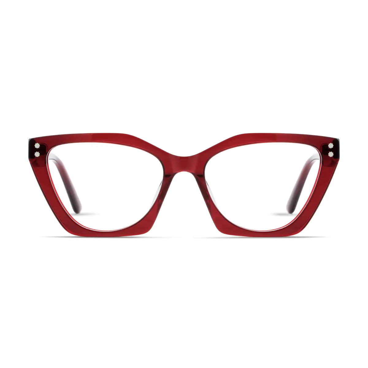 Cat-eye Red Eyeglasses