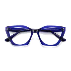 Cat-eye Blue Eyeglasses