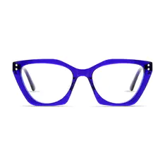 Cat-eye Blue Eyeglasses