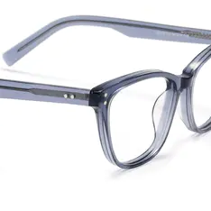 Cat-eye Transparent Blue Eyeglasses