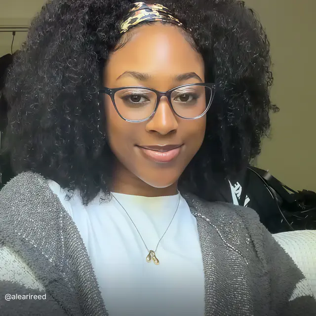 Cat-eye Transparent Blue Eyeglasses