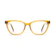 Cat-eye Transparent Yellow Eyeglasses