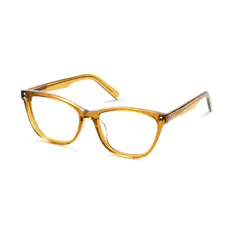 Cat-eye Transparent Yellow Eyeglasses