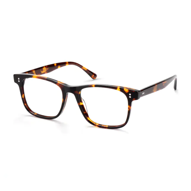 Rectangle Tortoiseshell Eyeglasses