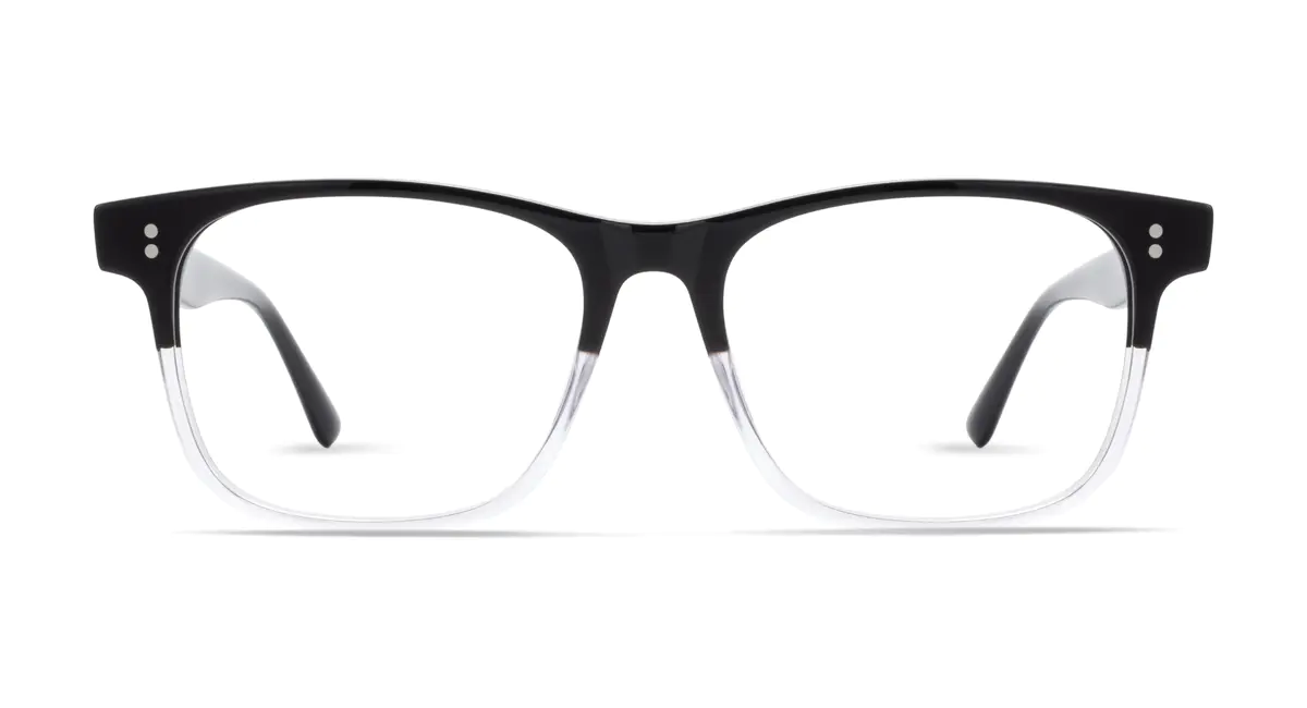 Square Black/Clear Eyeglasses